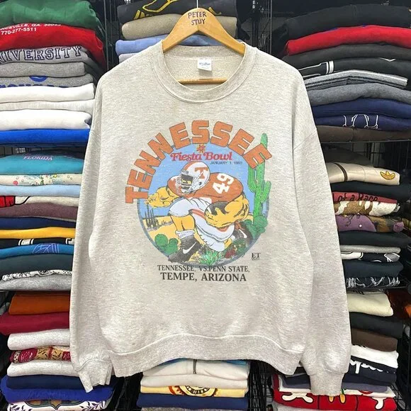 Vintage 90s Tennessee Volunteers Football Sweatshirts football mens womens Shirt - Picture 2 of 5